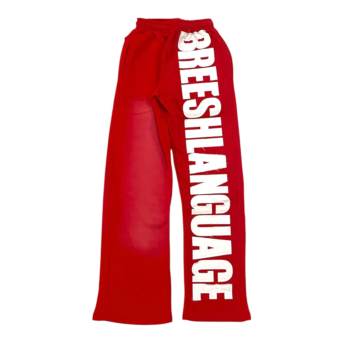 Red BL Flared Sweatpants