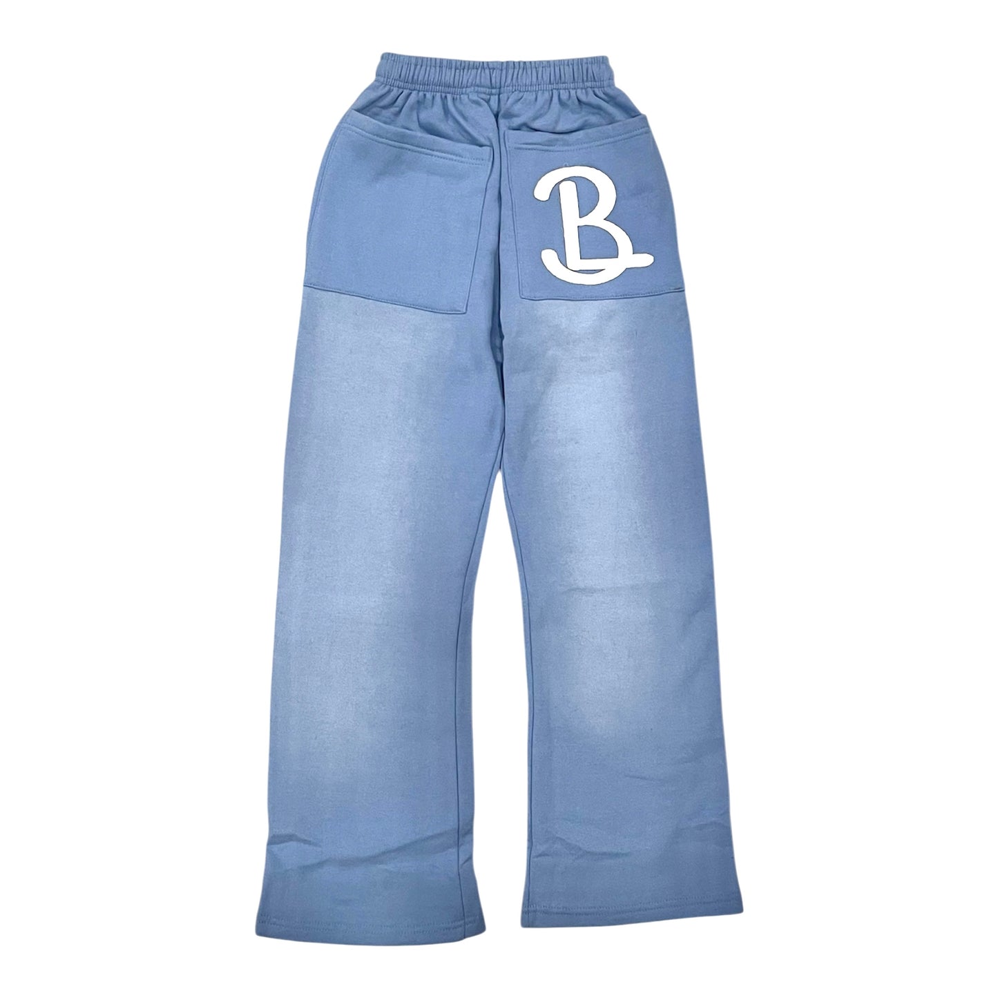 Blue BL Flared Sweatpants