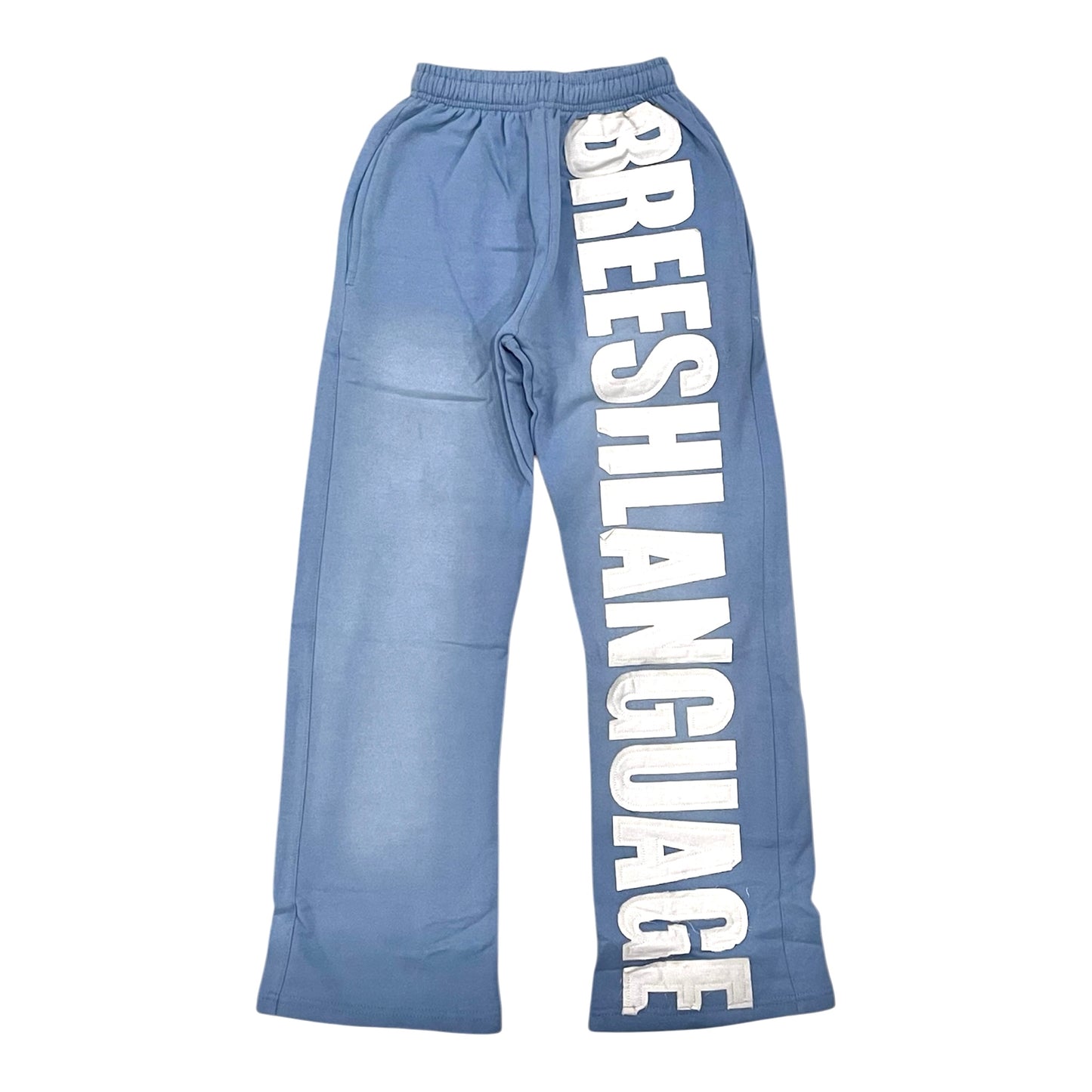 Blue BL Flared Sweatpants