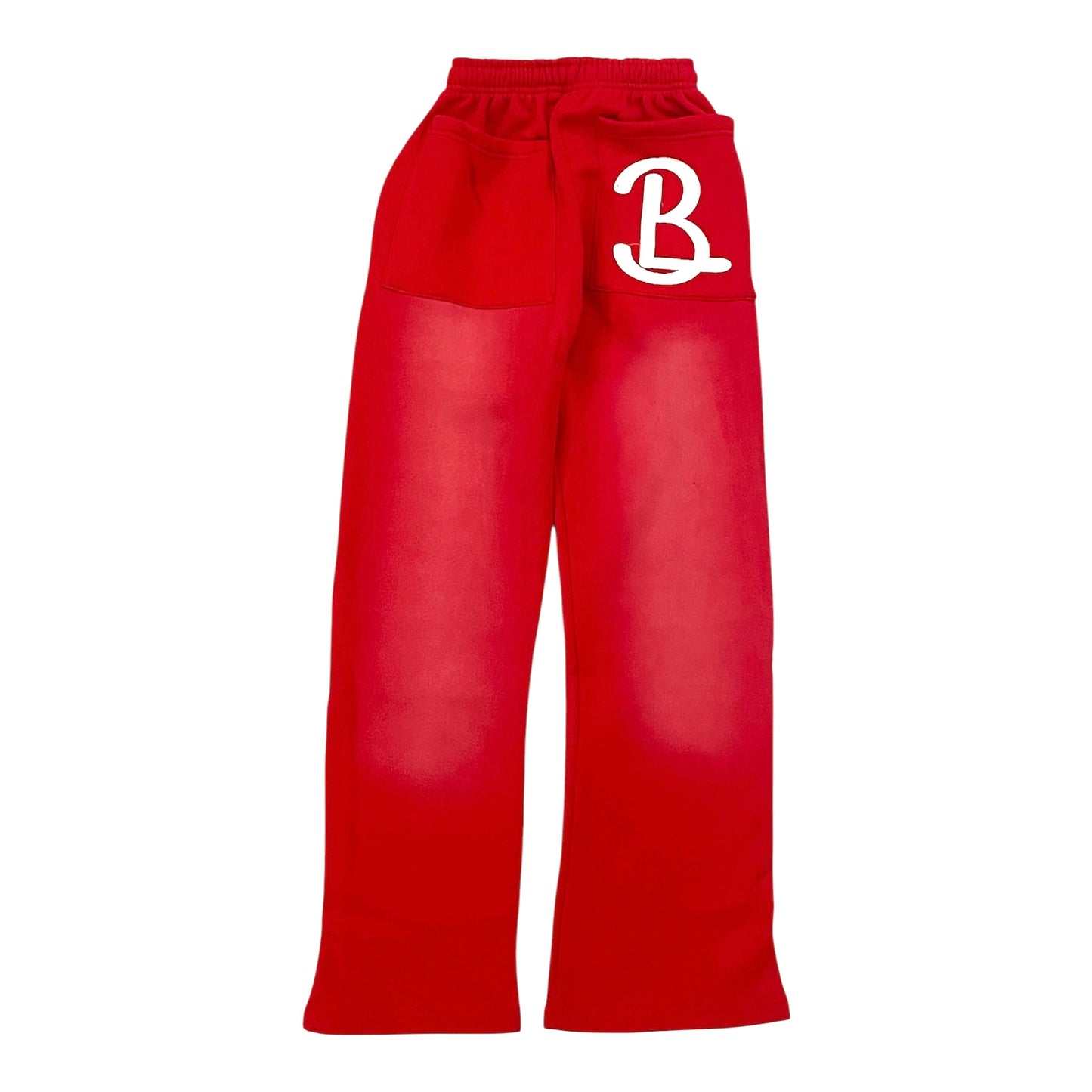 Red BL Flared Sweatpants